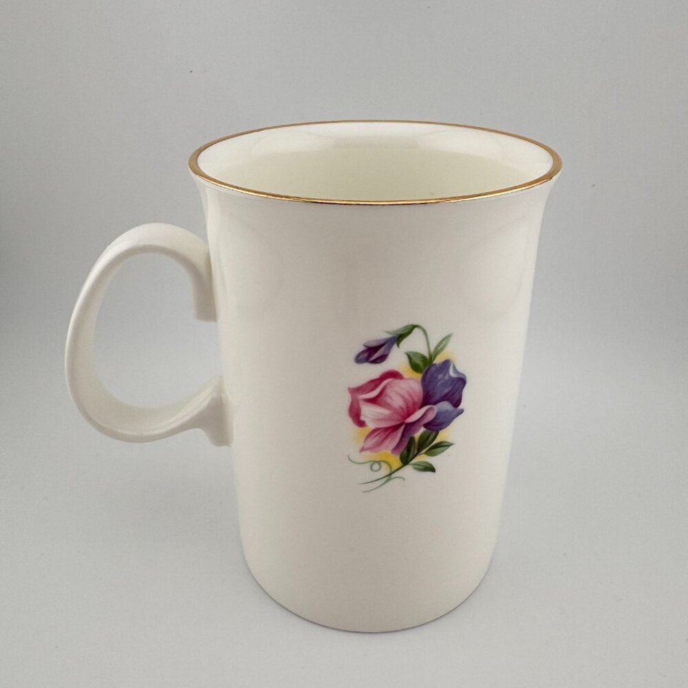 Royal Winchester Coffee Cup Bone China England Pink Roses Mother Love 10 oz - Picture 4 of 6